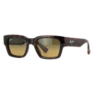 New MAUI JIM Kenui Havana Polarised Square HS642 10 Sunglasses Women